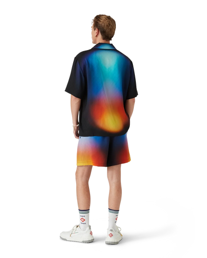 Gradient Silk Short Sleeve Shirt