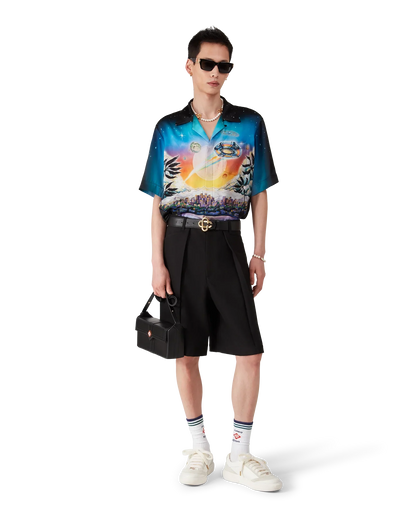 Chemise en Soie Manches Courtes La Prémonition