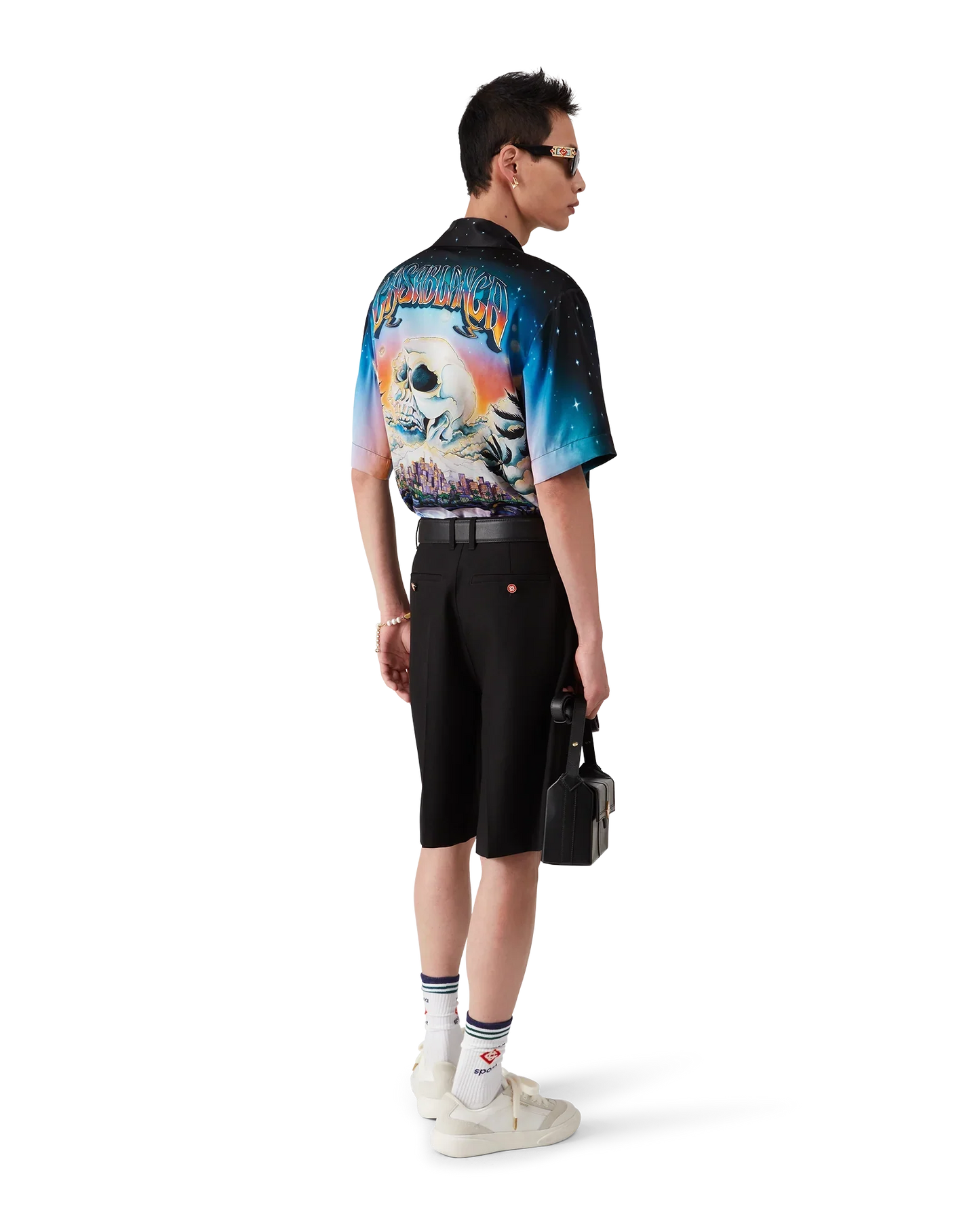 Chemise en Soie Manches Courtes La Prémonition