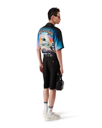 Chemise en Soie Manches Courtes La Prémonition