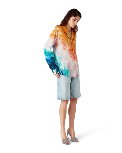 Surf Trip Long Sleeve Long Sleeve Silk Shirt