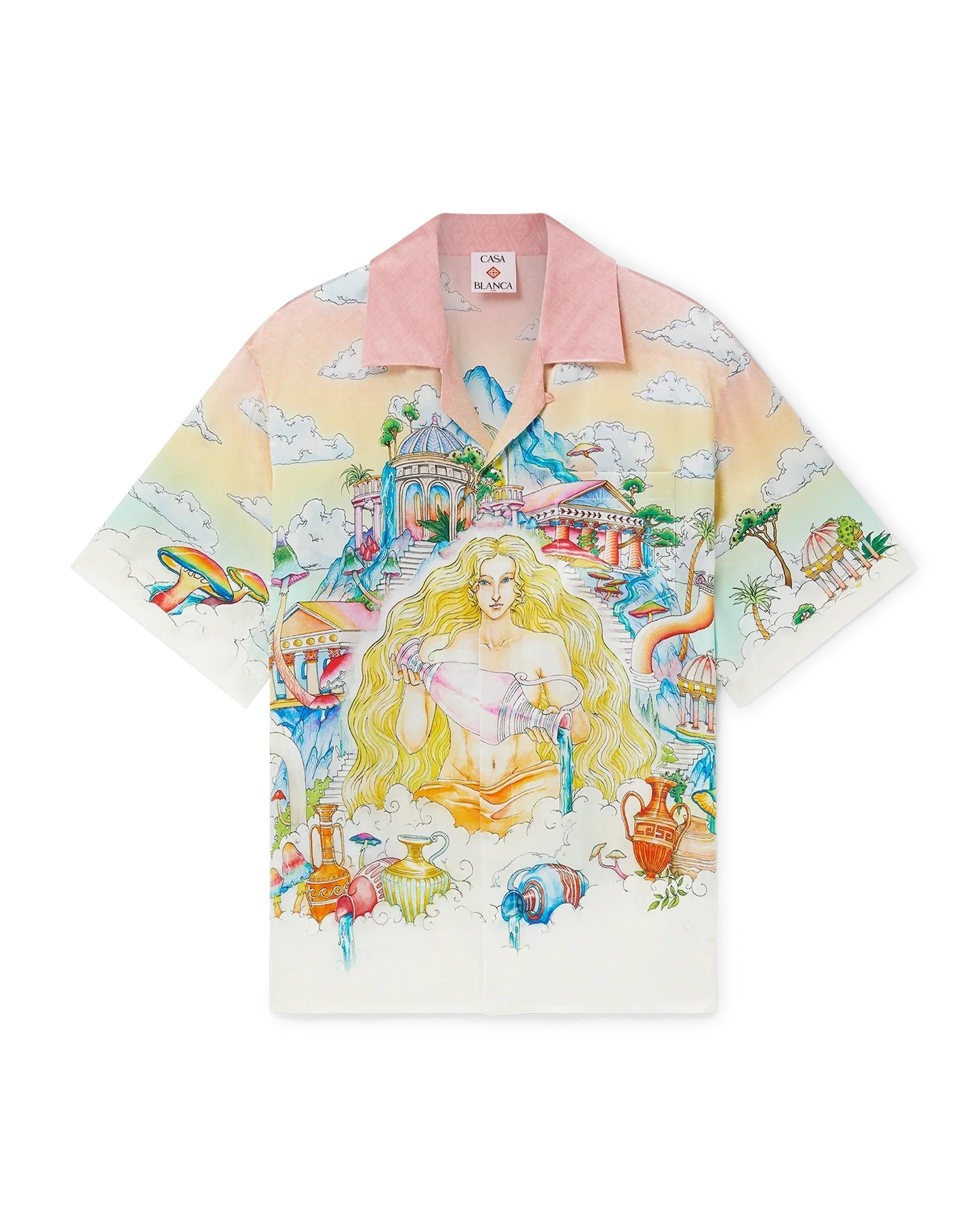 The Road To Knowledge Short Sleeve Silk Shirt