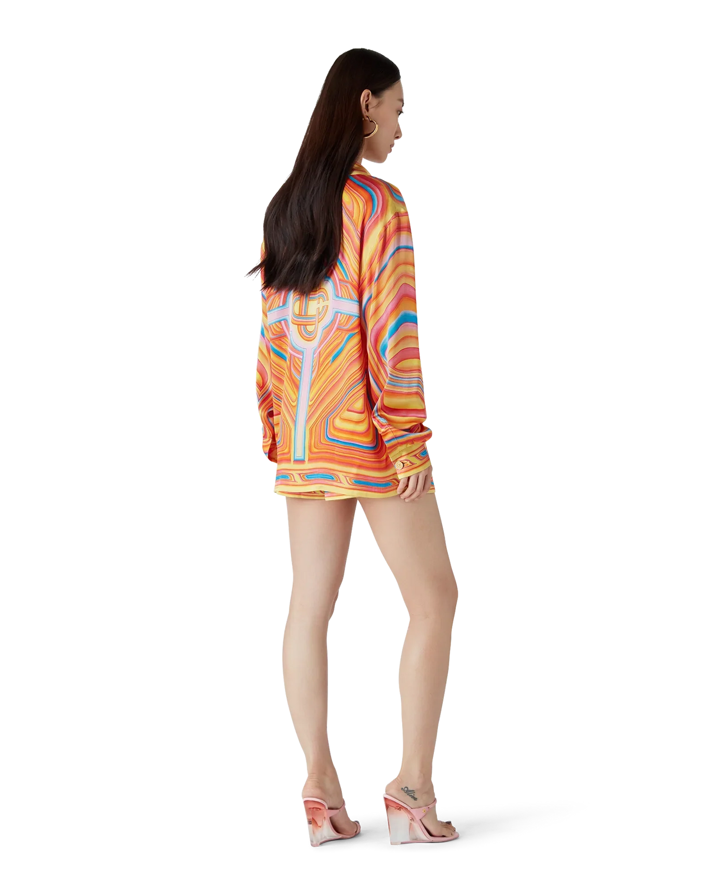 Low Rider Long Sleeve Silk Shirt