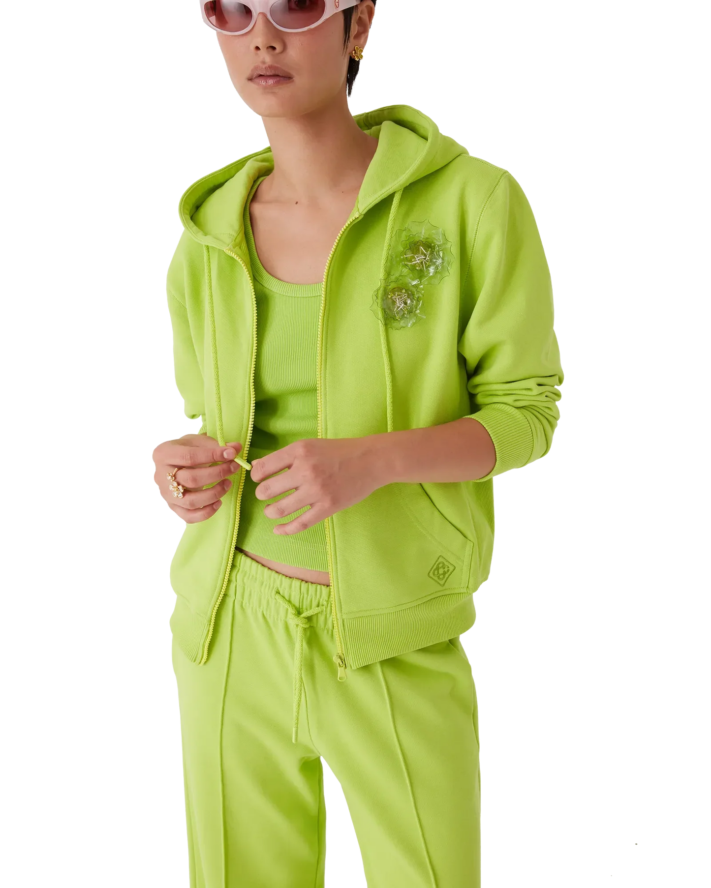 Sweat à capuche zippé