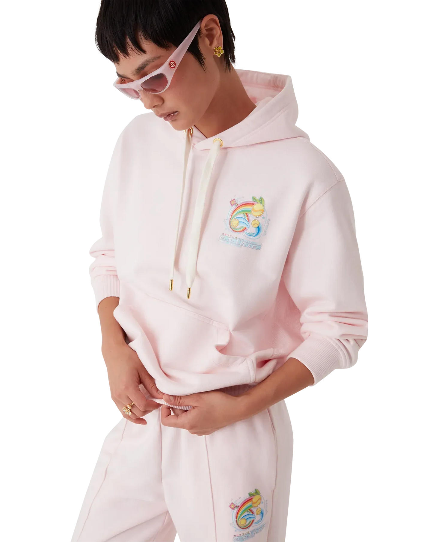 Sweat à capuche balle de tennis manga