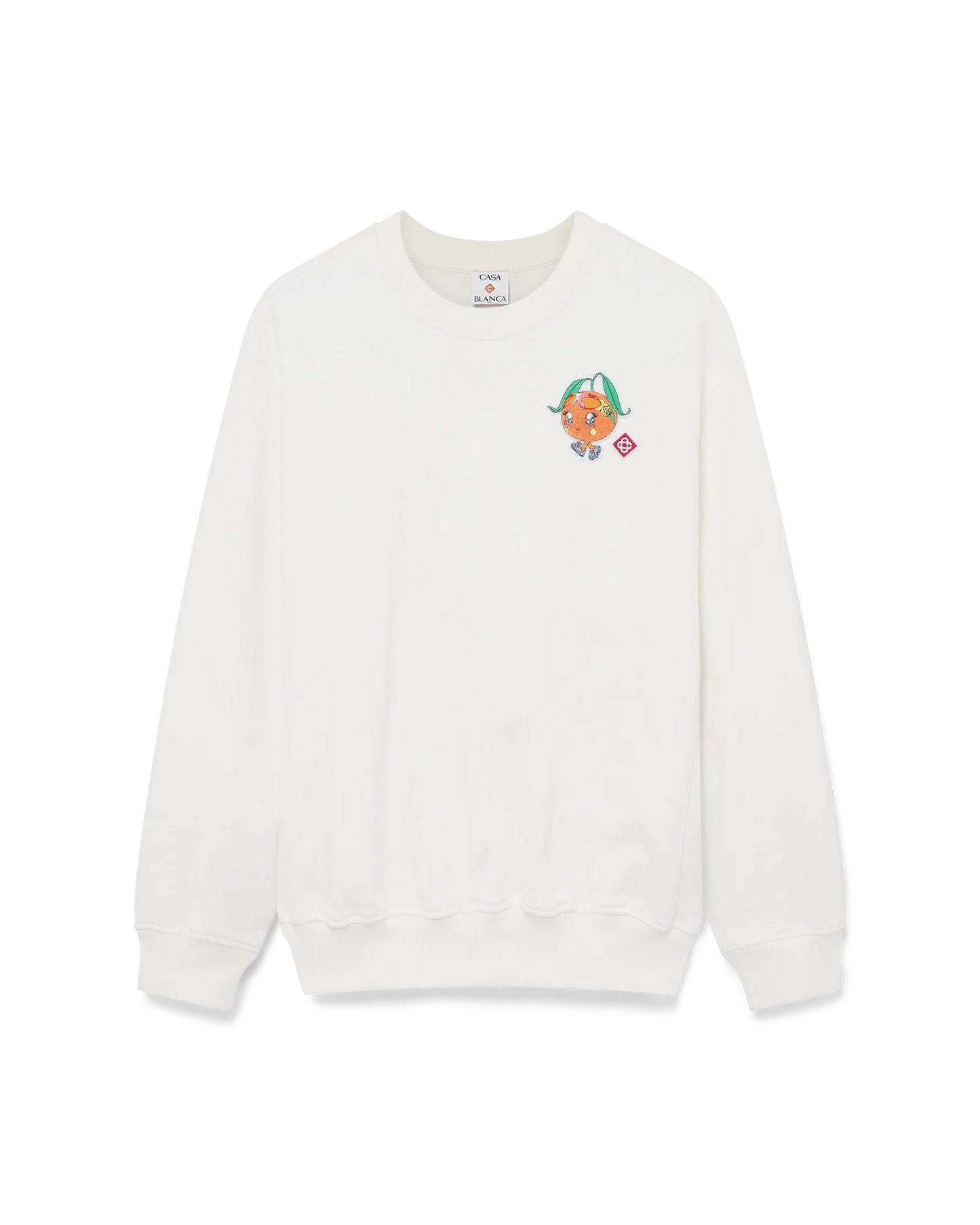 Sweat-shirt mascotte orange