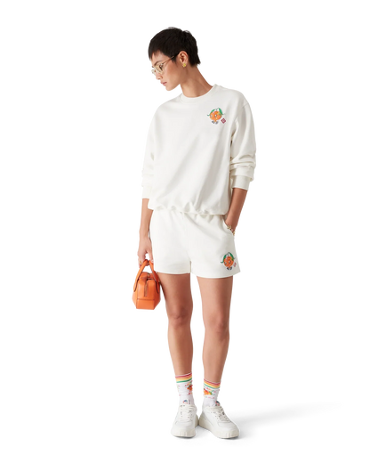 Sweat-shirt mascotte orange
