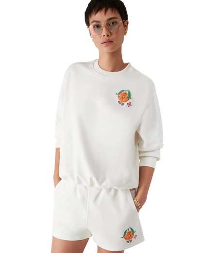 Sweat-shirt mascotte orange