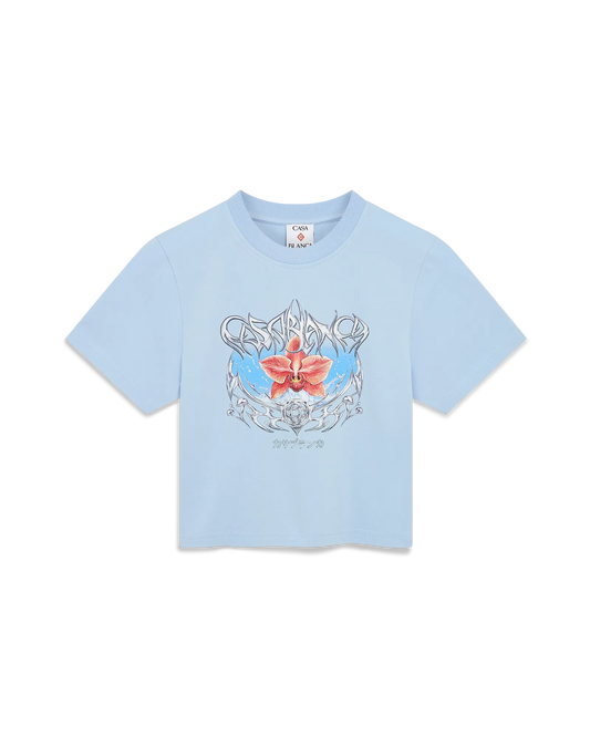 Blades Cropped Short Sleeve T-Shirt