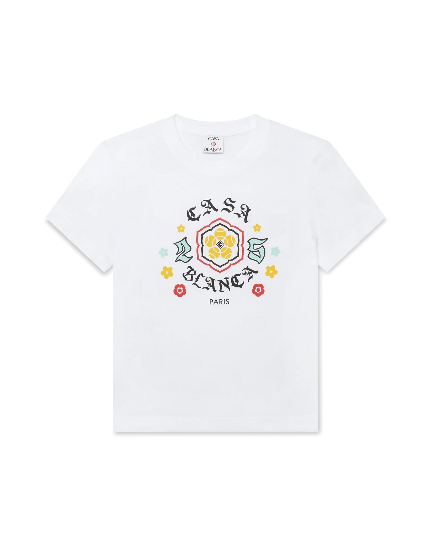T-shirt à manches courtes ajusté avec emblème