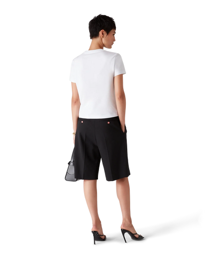 T-shirt à manches courtes ajusté avec emblème