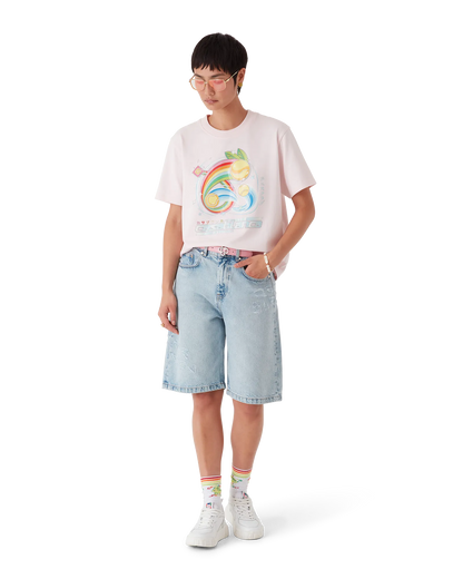 T-shirt à manches courtes balle de tennis manga