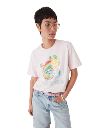 T-shirt à manches courtes balle de tennis manga