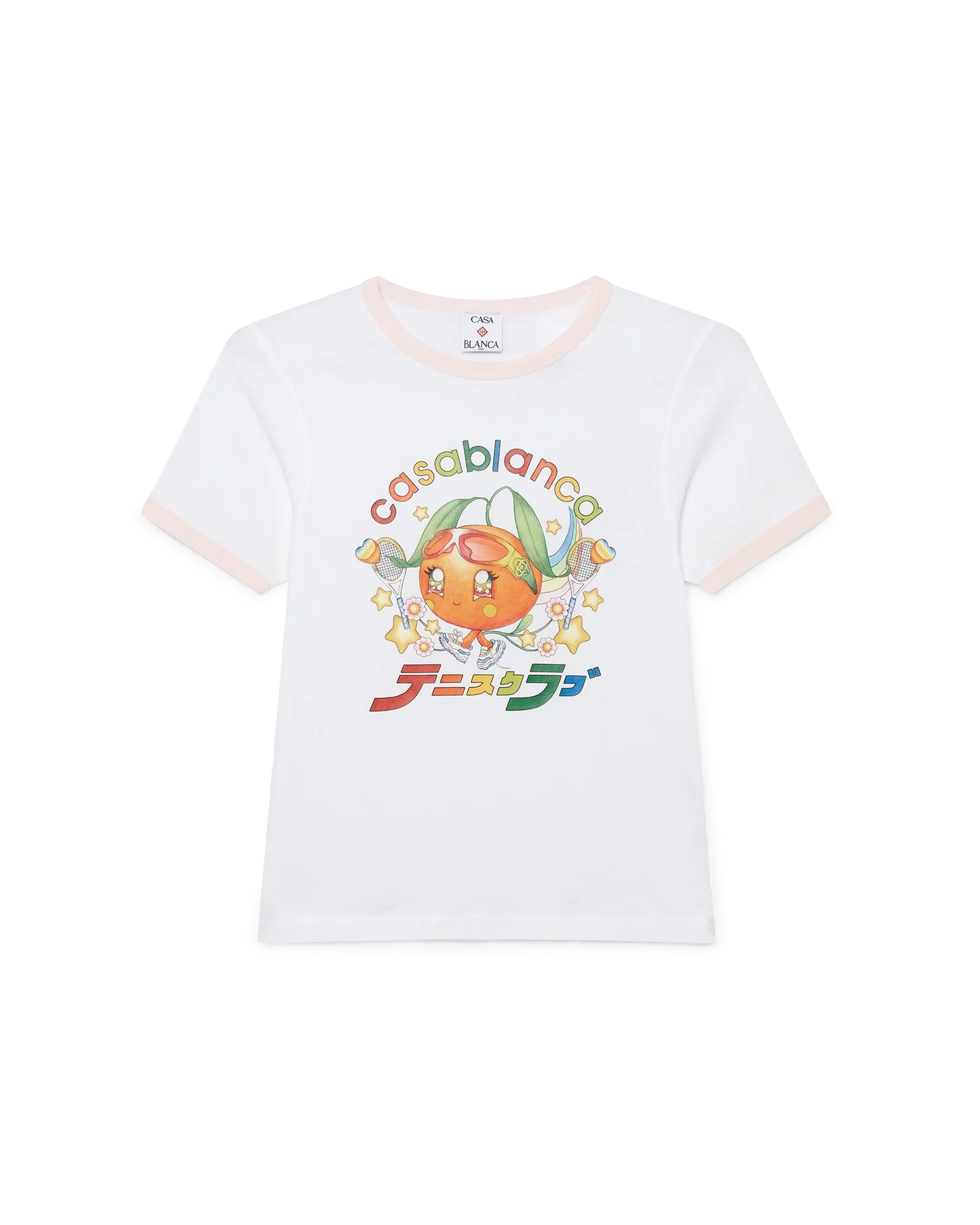 T-shirt à manches courtes Orange Mascot Ringer