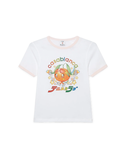 T-shirt à manches courtes Orange Mascot Ringer