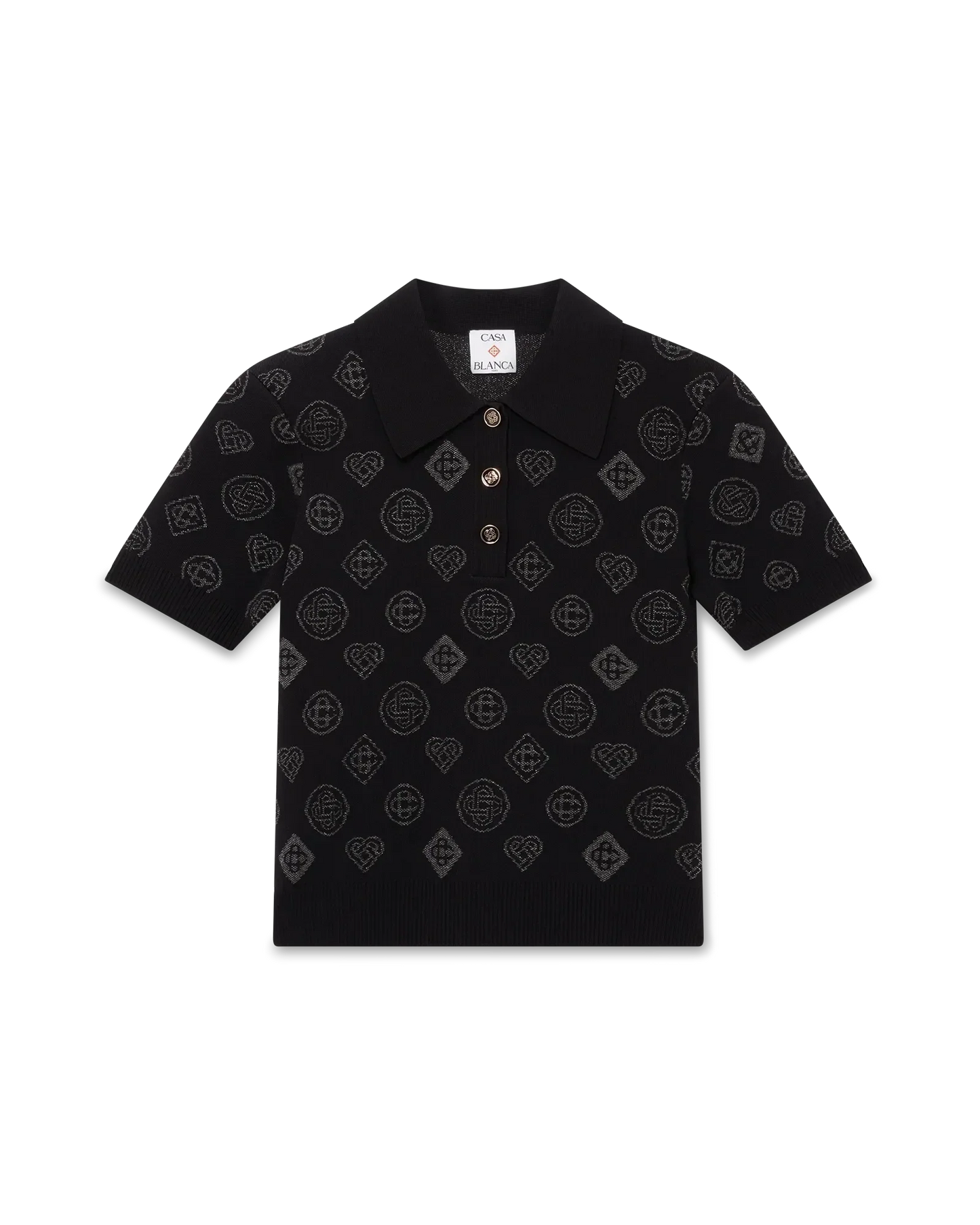 Polo Jacquard Monogrammé