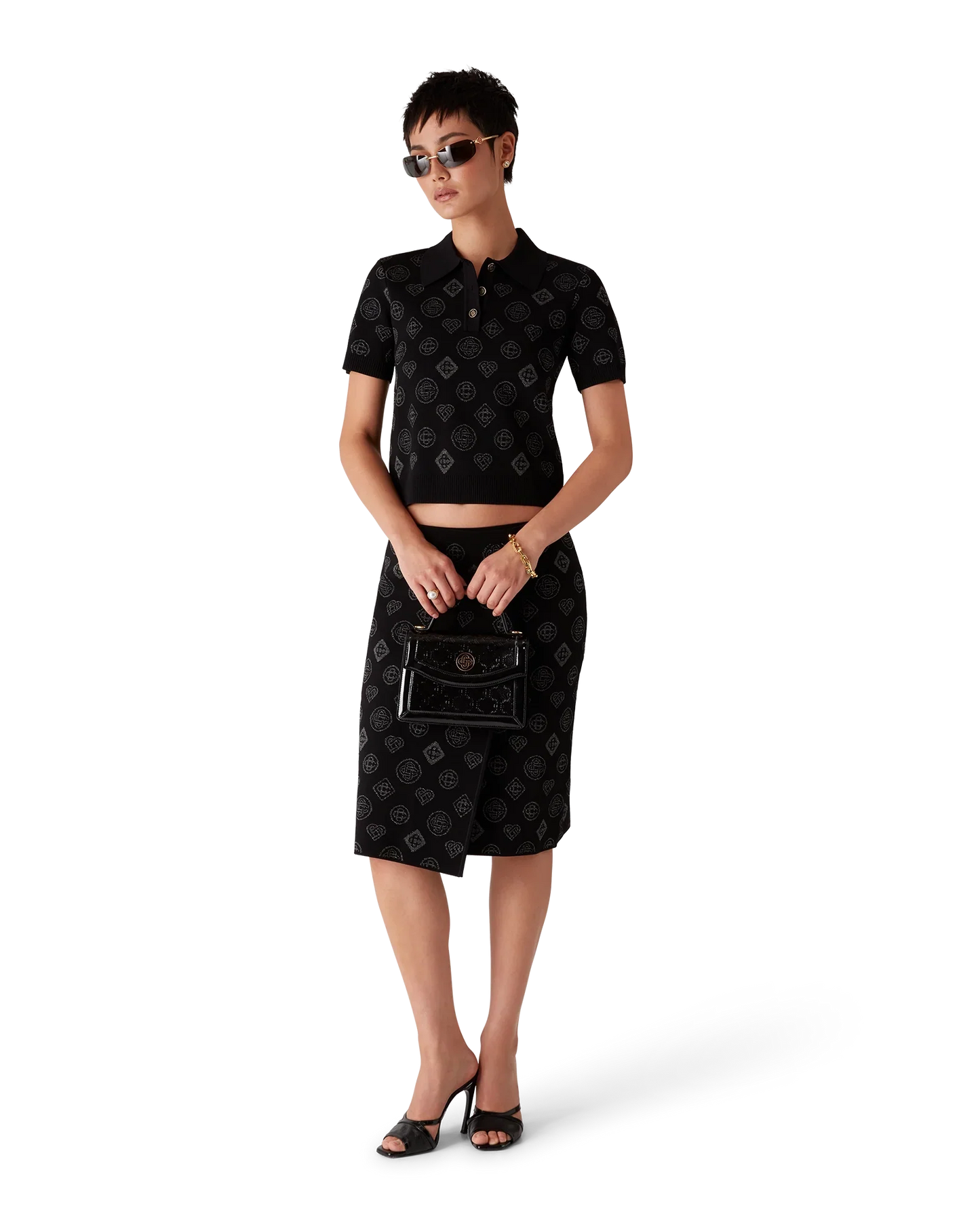 Polo Jacquard Monogrammé