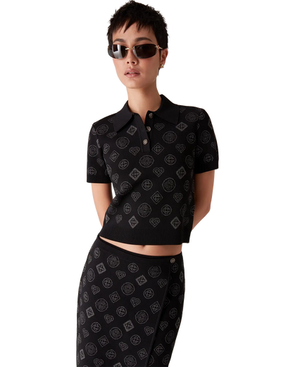 Polo Jacquard Monogrammé