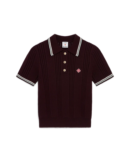 Cotton Knit Short Sleeve Polo