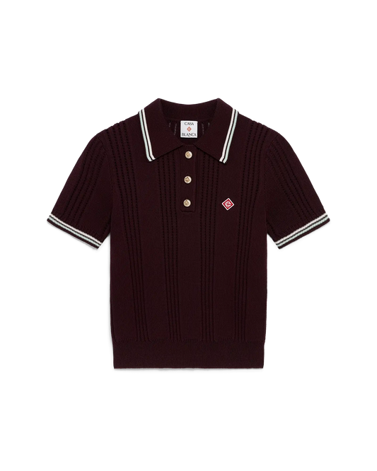 Cotton Knit Short Sleeve Polo