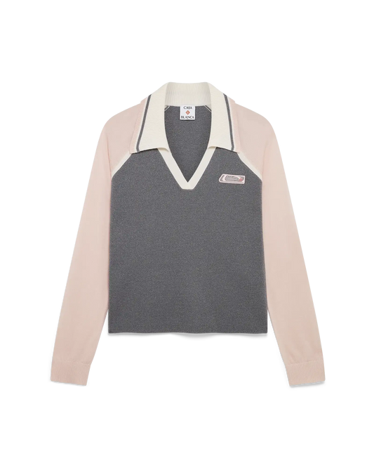 Merino Tennis Long Sleeve Polo