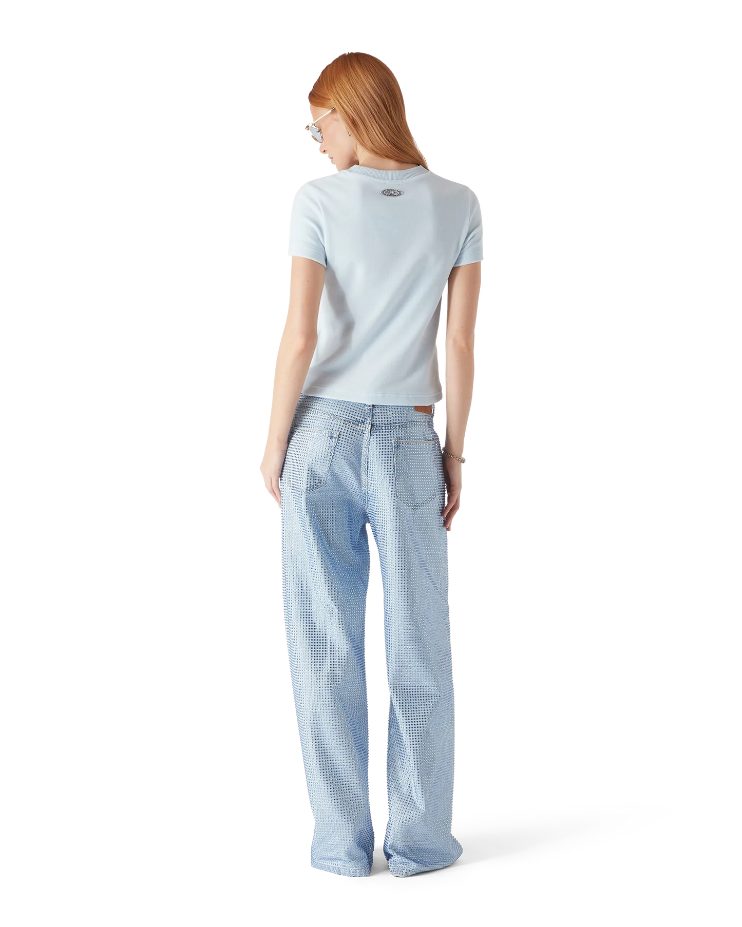 Womens Velour Short Sleeve T-Shirt