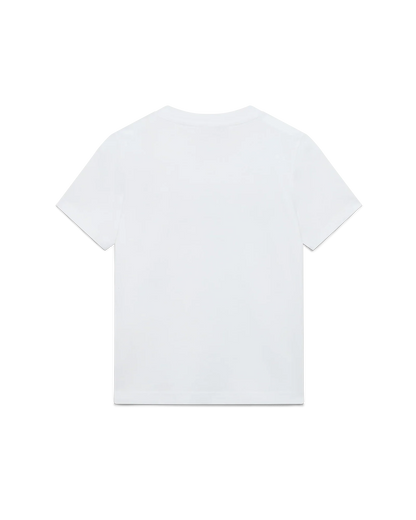 T-shirt ajusté à manches courtes avec logo Crystal déformé