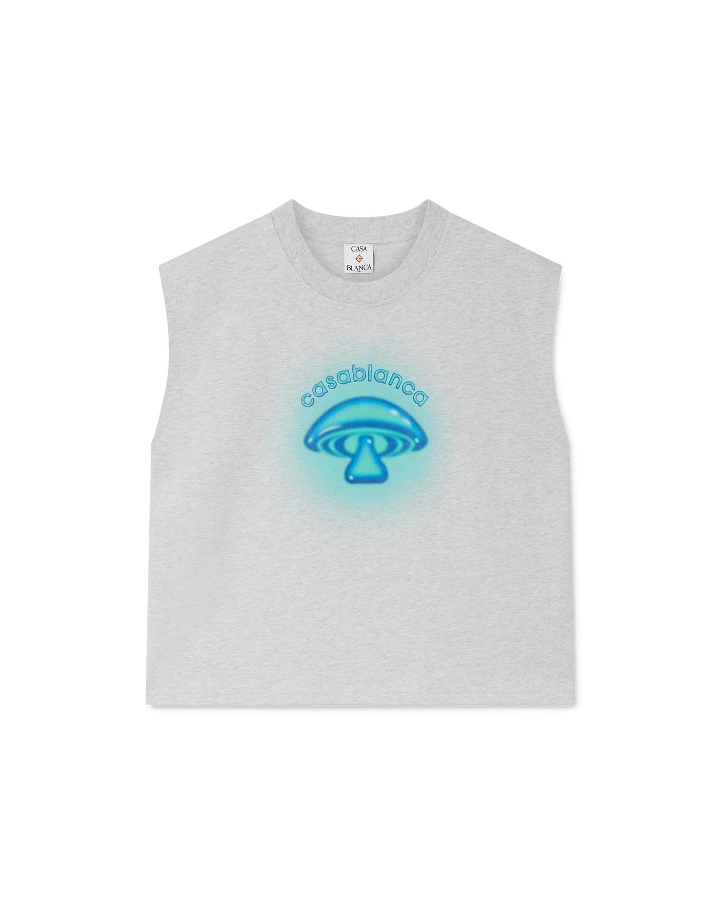 T-shirt sans manches Champignon aérographe