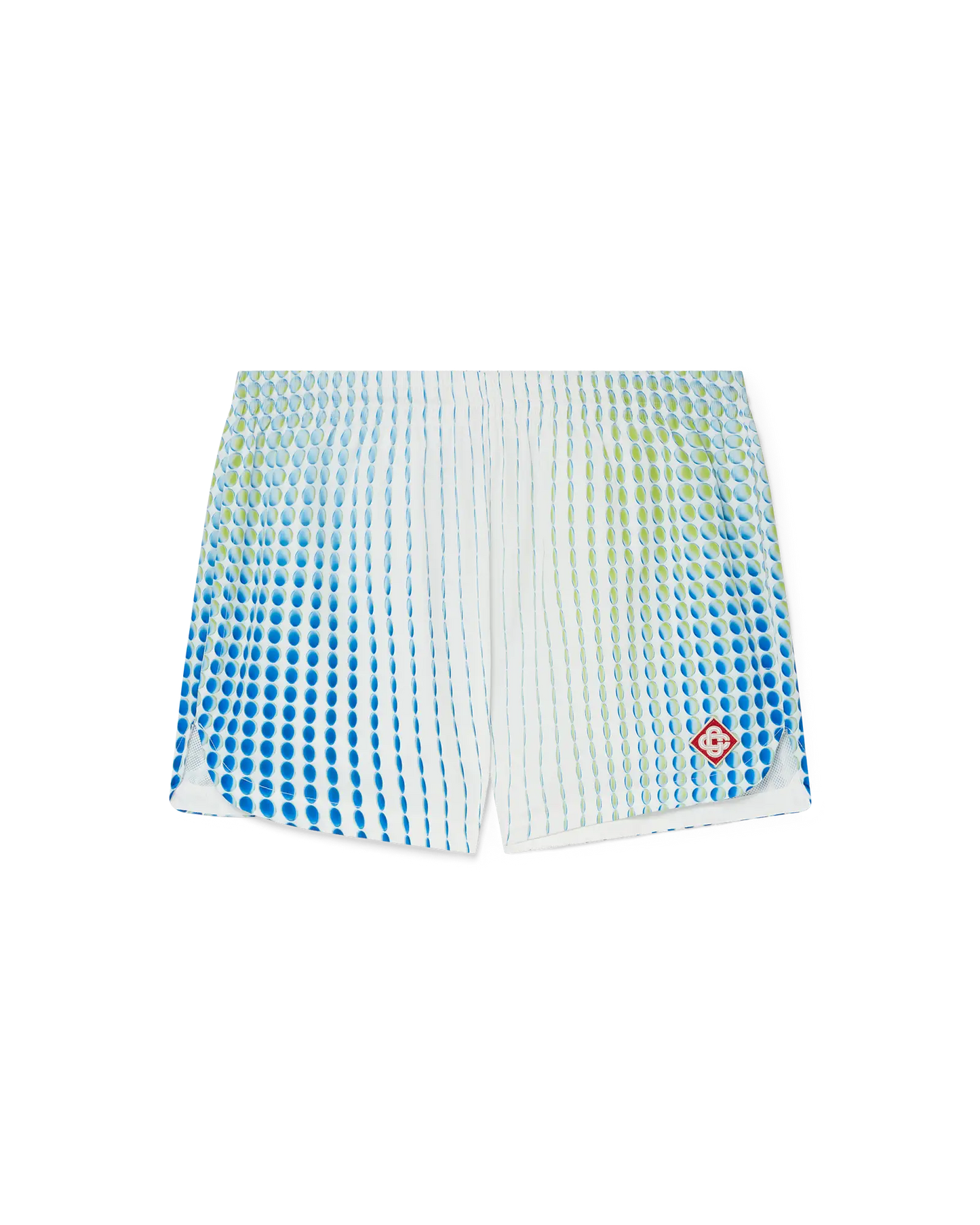 Short en taffetas de polyester imprimé