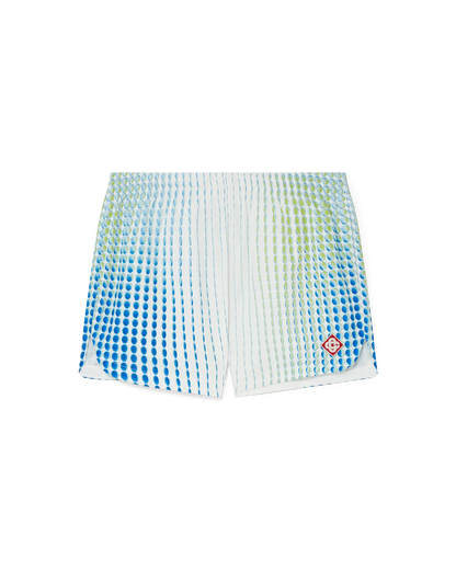 Short en taffetas de polyester imprimé