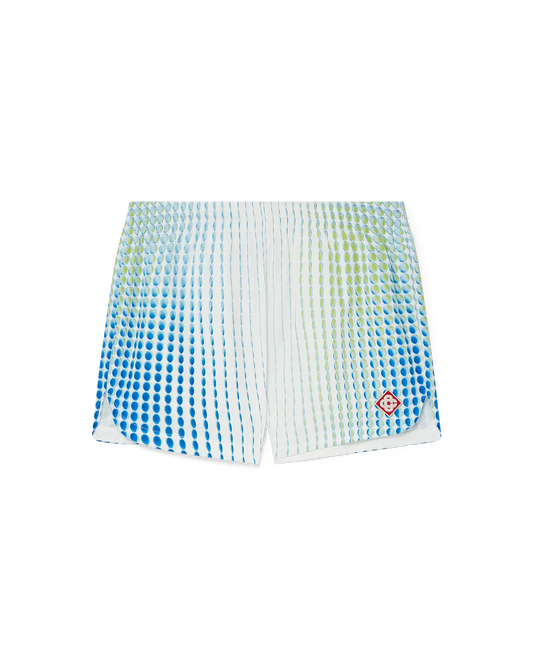 Printed Poly Taffeta Shorts
