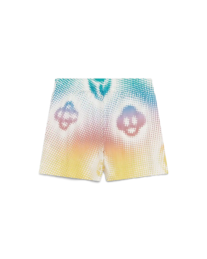 Halftone Logo Silk Shorts
