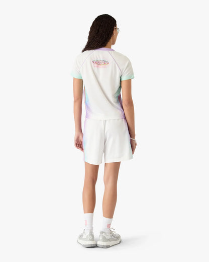 Short en résille de football dégradé de verre