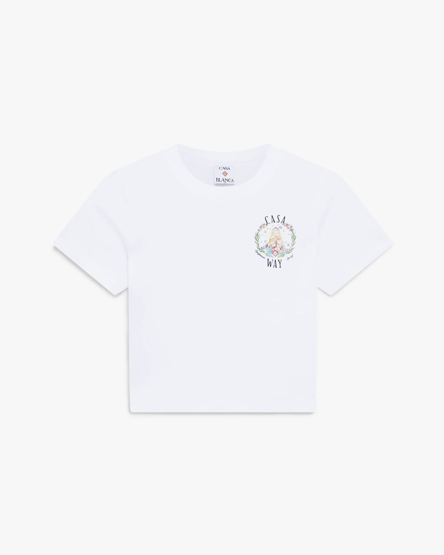T-shirt bébé à manches courtes White Casa Way