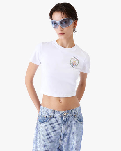 T-shirt bébé à manches courtes White Casa Way