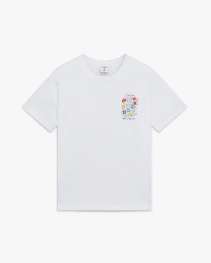 White Graffiti Short Sleeve T-Shirt