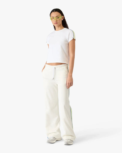 T-shirt blanc à manches courtes Laurel