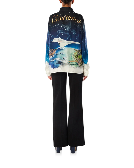 Vol De Nuit Silk Shirt