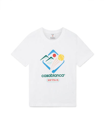T-shirt court à manches courtes Montagne Sportif