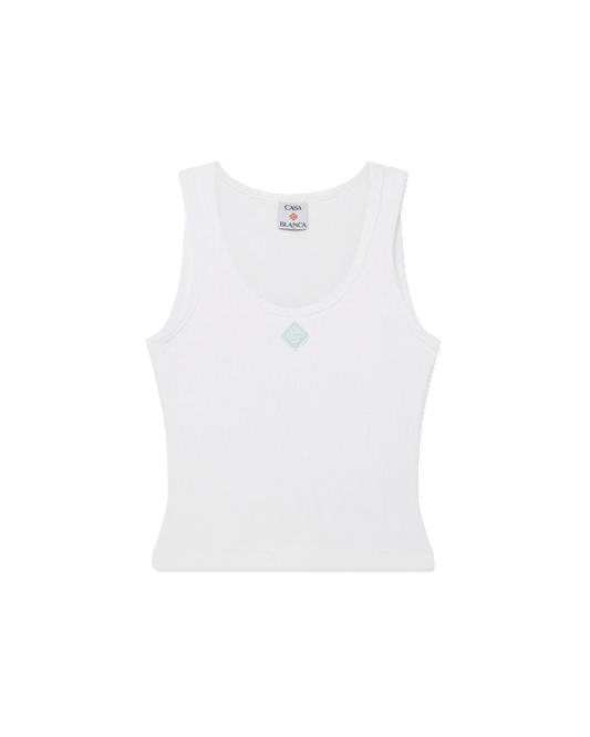 Ribbed Jersey Tank Top