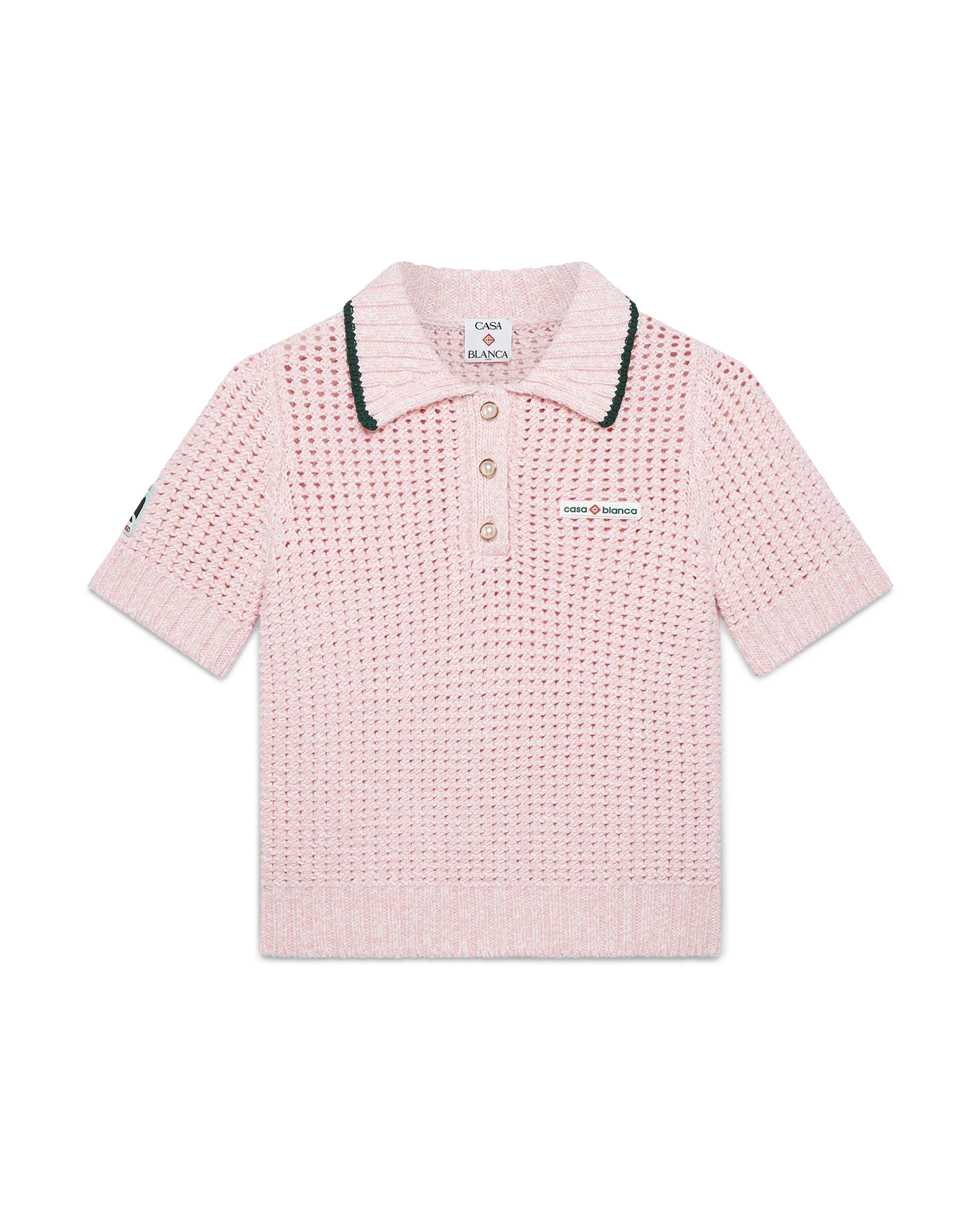 Polo en coton mélangé