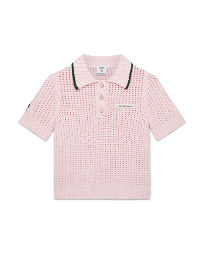 Polo en coton mélangé