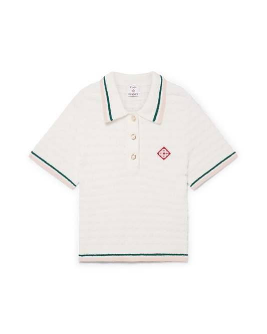 Cotton Boucl¨¦ Polo Shirt