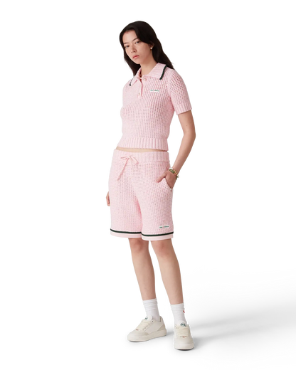 Short en coton mouliné