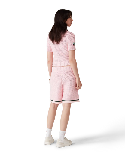 Short en coton mouliné
