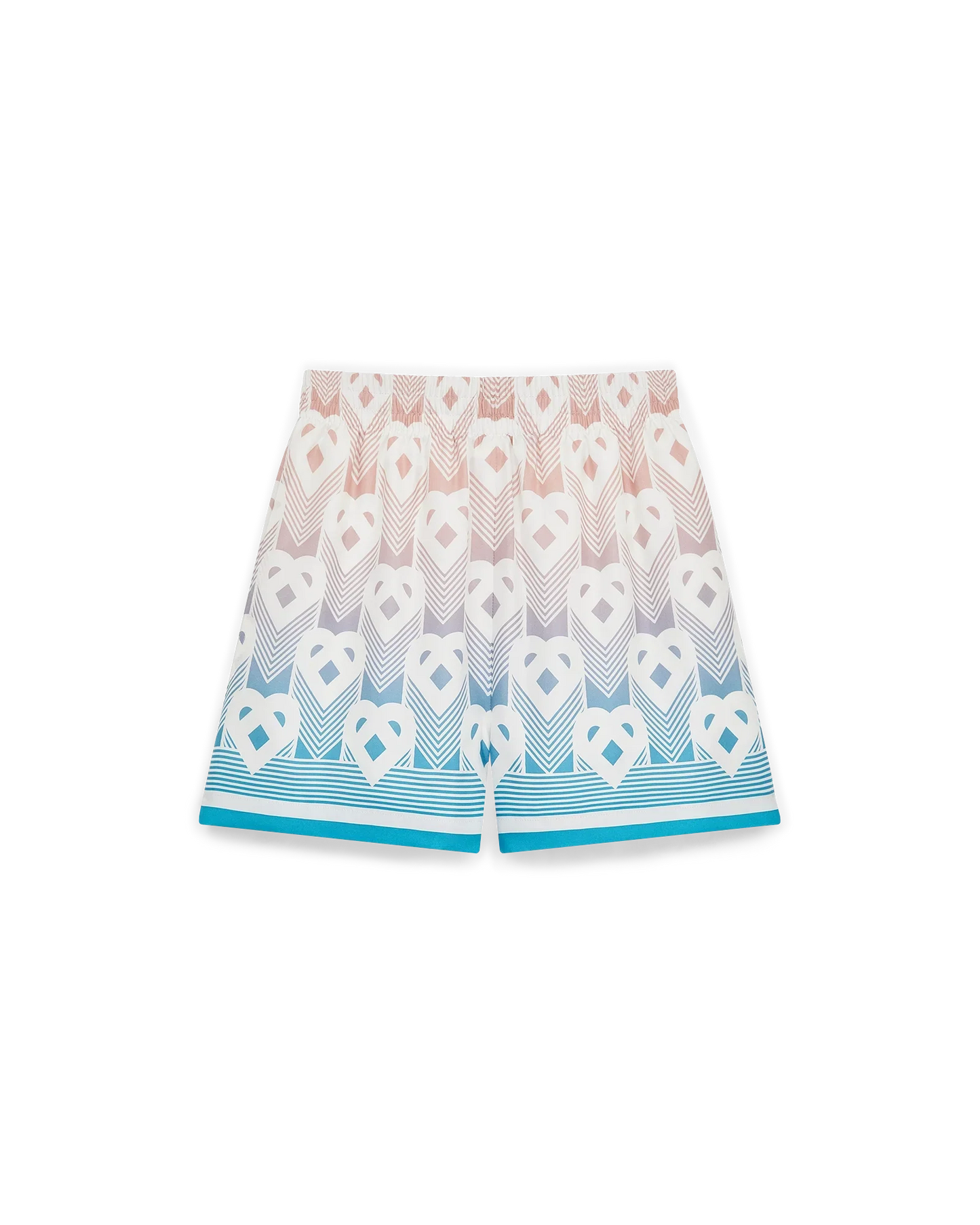 Short en soie Monogram Cœur Dégradé