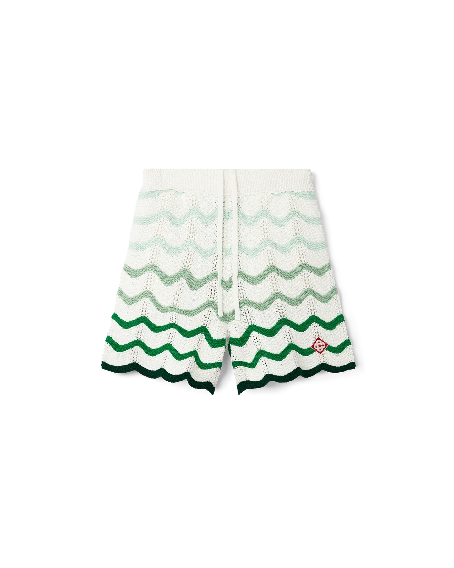 Short en crochet à dégradé ondulé