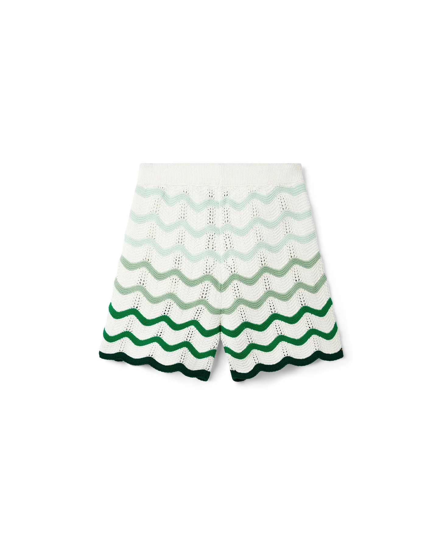 Short en crochet à dégradé ondulé