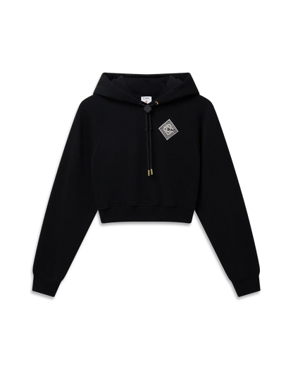 Sweat-shirt à capuche court Diamond Pearl