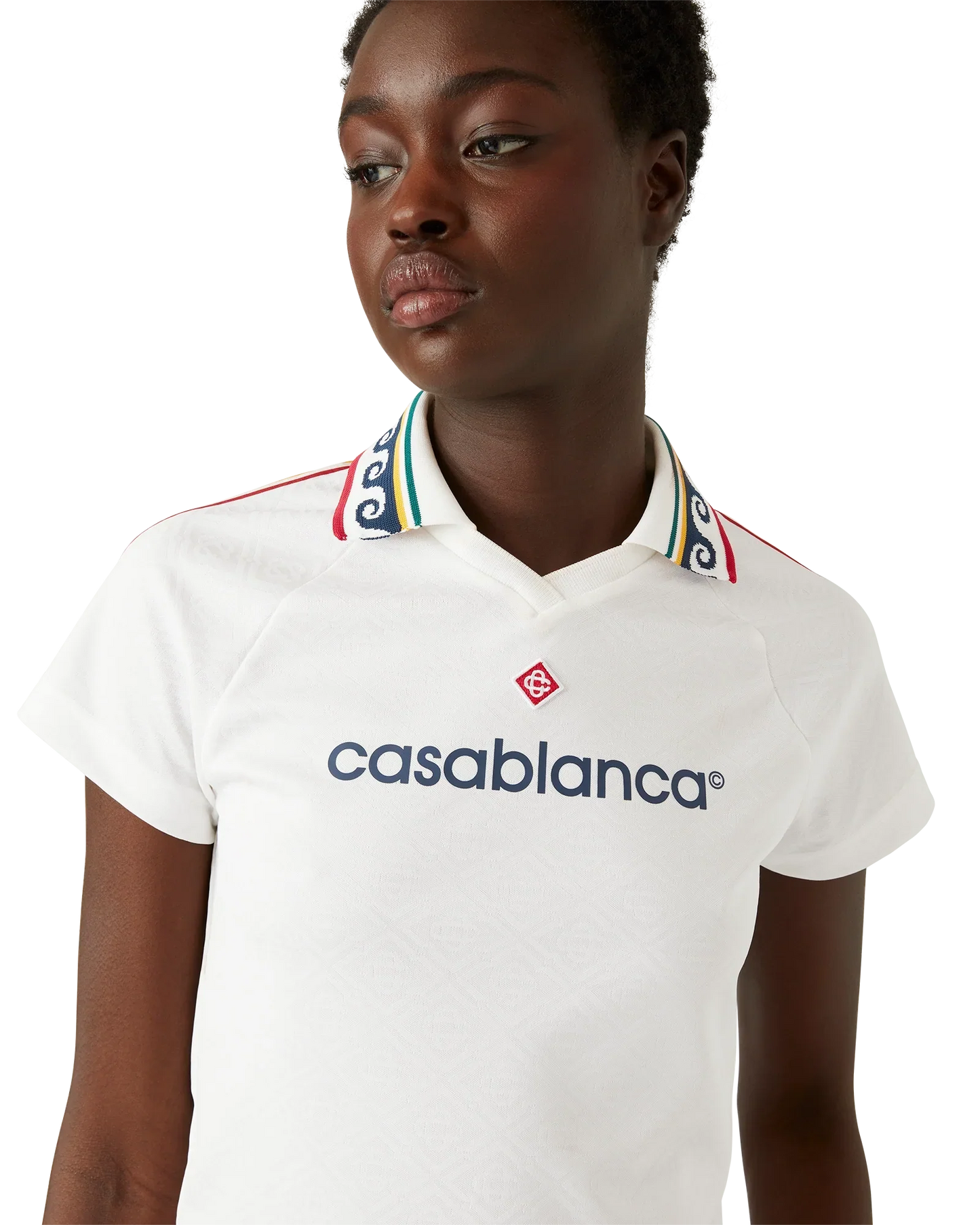 Maillot de foot jacquard à monogramme